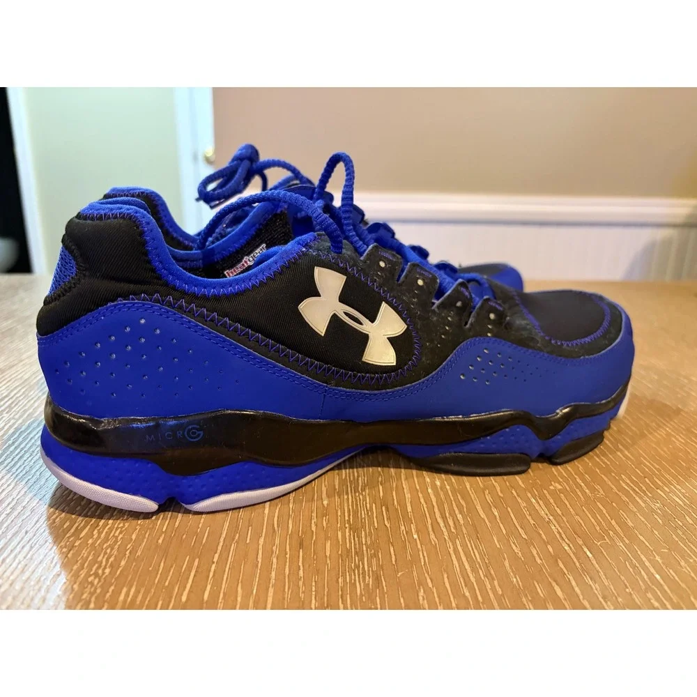 Under Armour Micro G Training Shoes Blue Black Mens 13 1231456-009